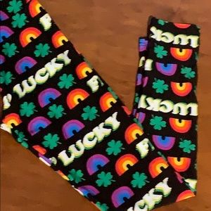 OS LuLaRoe St Patrick’s Day leggings. 2019